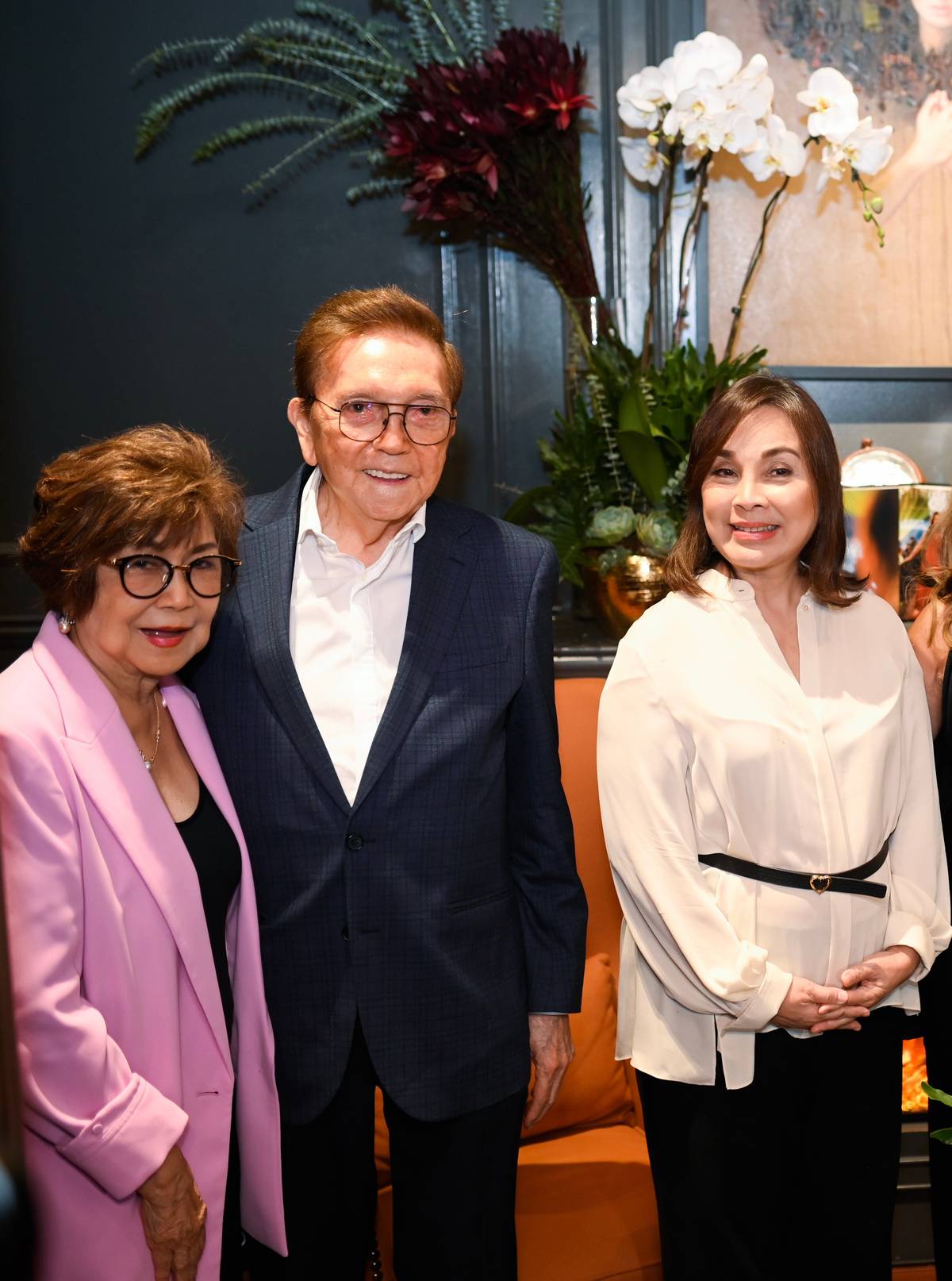 Marilyn and Jose Pardo with Senator Loren Legarda.